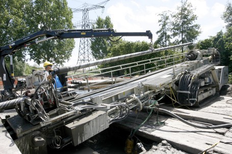 Nieuwe waterleidingen onder het Wantij