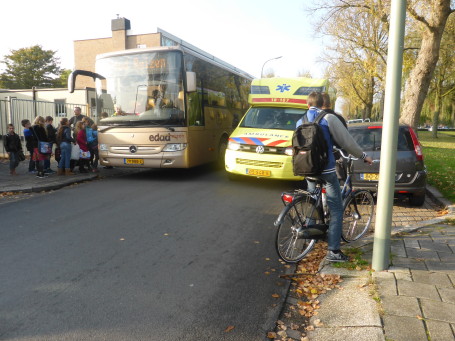 Dringen op de Nassauweg.
