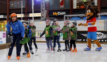 Schaatsles van een topper     4