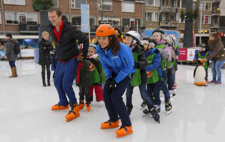 Schaatsles van een topper     3