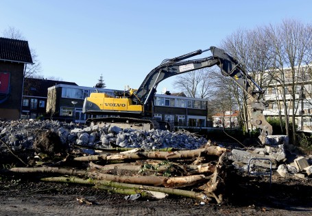 Startsein sloopwerkzaamheden Vogelplein