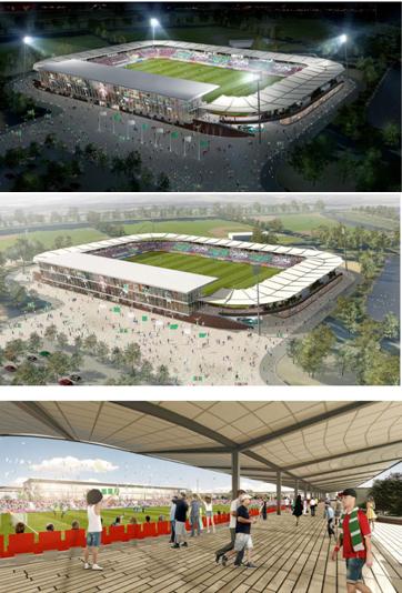 FC Dordrecht presenteert impressies nieuw stadion - DordtCentraal