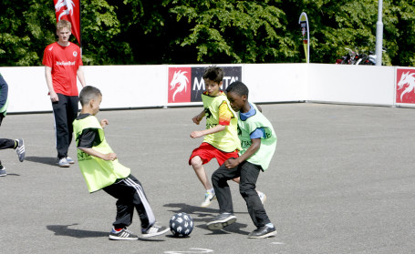 Straatvoetballen bij FC Dordrecht
