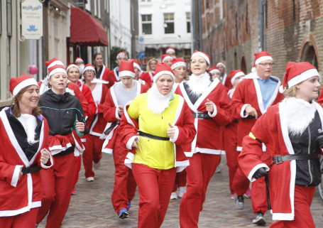 Santa run binnenstad Dordrecht2