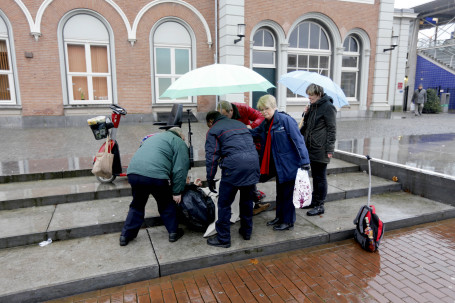 gevallen met scootmobiel