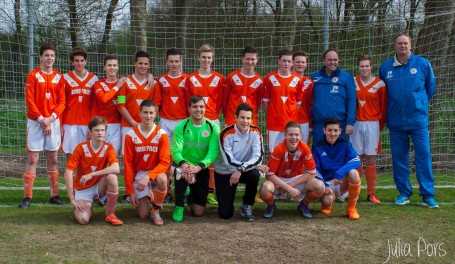 Kampioenen bij Oranje Wit Oranje Wit B4. (Foto: Julia Pors)