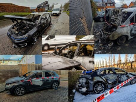 Golf van autobranden in Dordrecht: politie roept bewoners op tot waakzaamheid