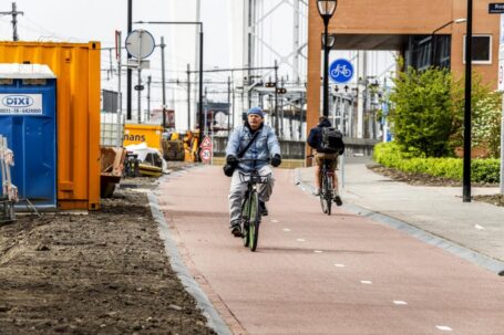 Herinrichting De Raadtsingel krijgt vorm: fietsers kunnen al